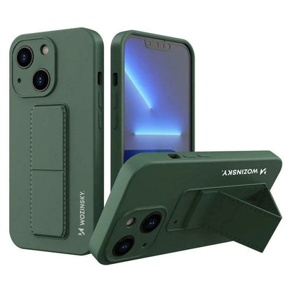 Husa Wozinsky din silicon flexibil cu functie stand pentru iPhone