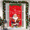 Husa textila de Craciun pentru usa, 90x210cm