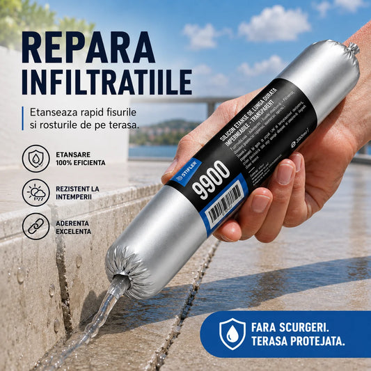 Silicon Etans de Lunga Durata – Impermeabil & Multi-Suprafete