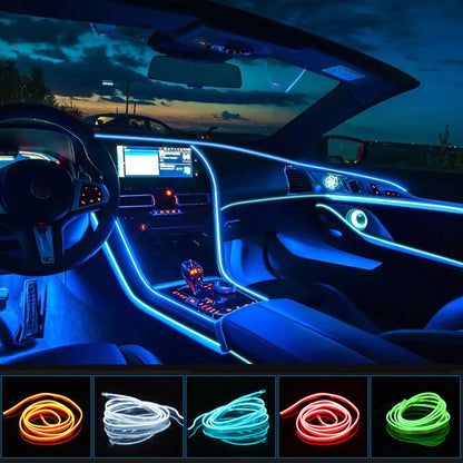 Lumini ambientale LED interior masina, 5m