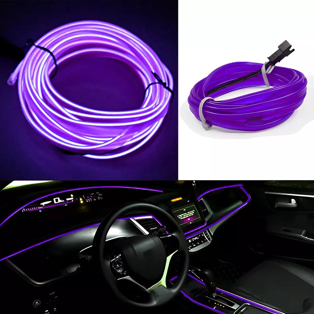 Lumini ambientale LED interior masina, 5m