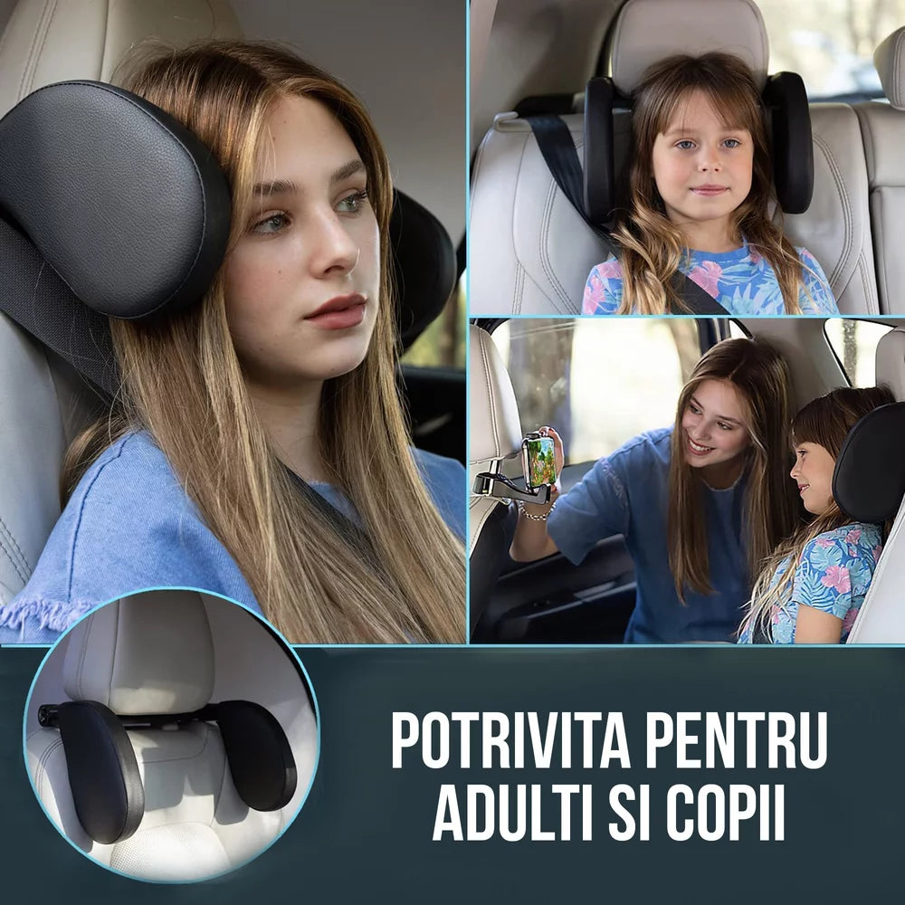 Perna de dormit pentru masina cu atasare tetiera