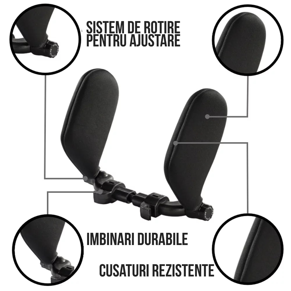 Perna de dormit pentru masina cu atasare tetiera