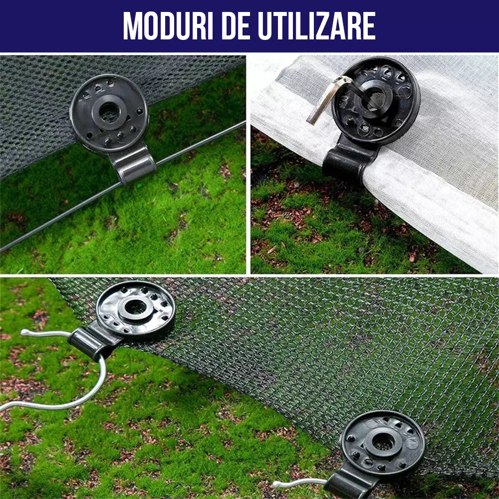 Set 50 clipsuri de prins plasa de umbrire