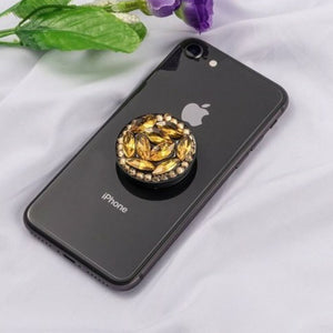 Suport stand adeziv pentru telefon model pietre