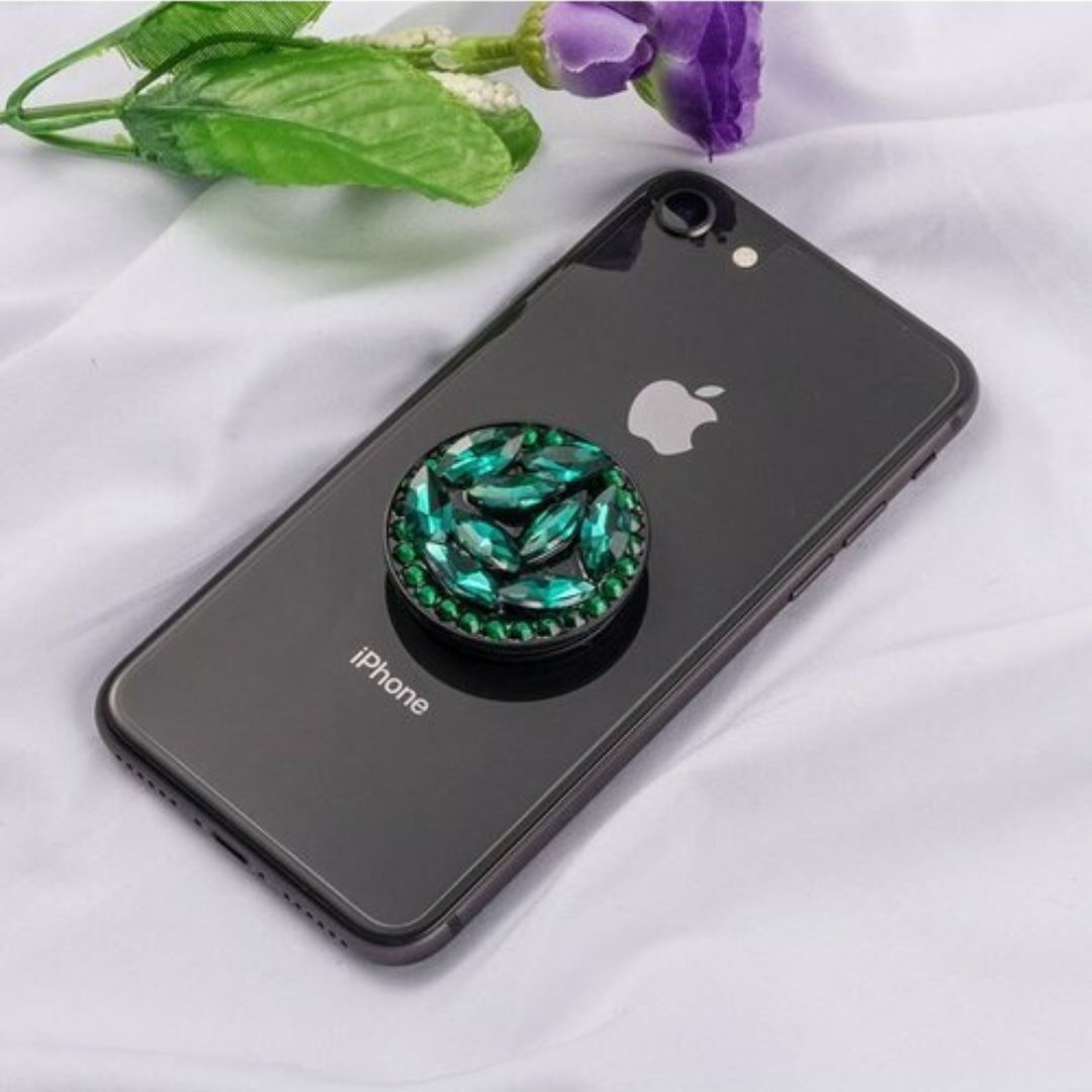Suport stand adeziv pentru telefon model pietre